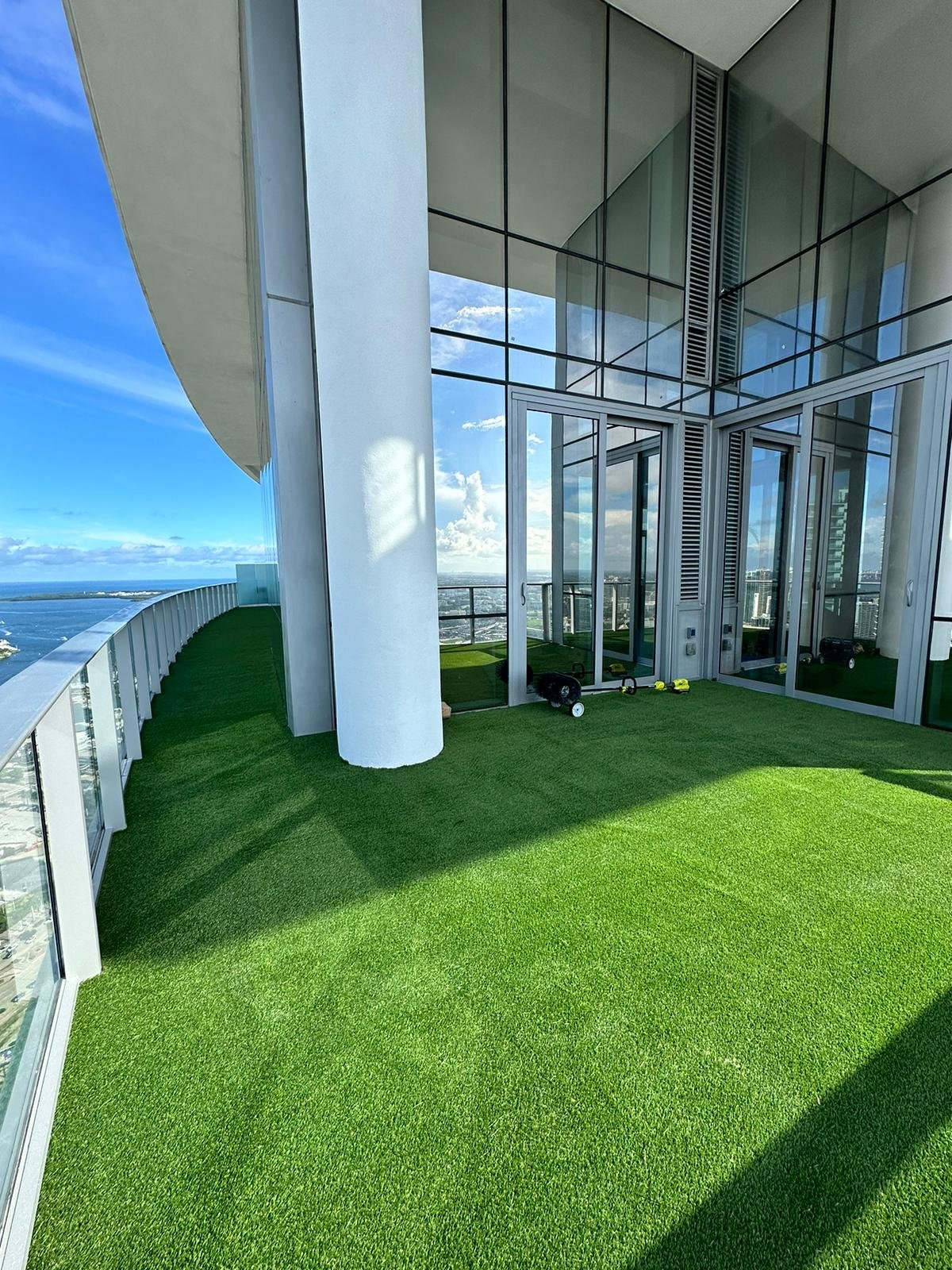 high rise terrace artificial grass installation balcony turf installation terrace grass installation rooftop artificial grass installation