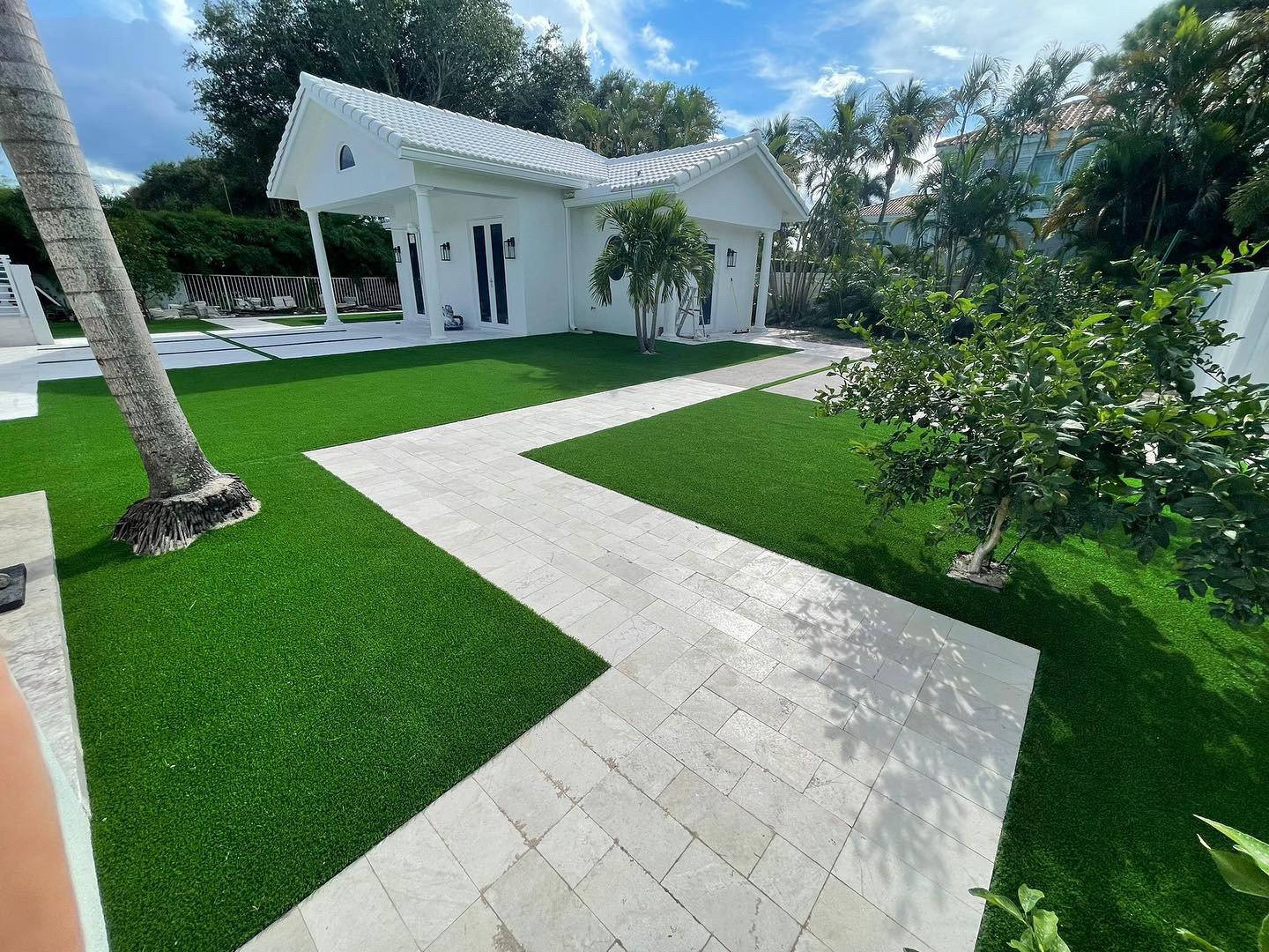 Paver and Turf Installation Paver and artificial grass installation
