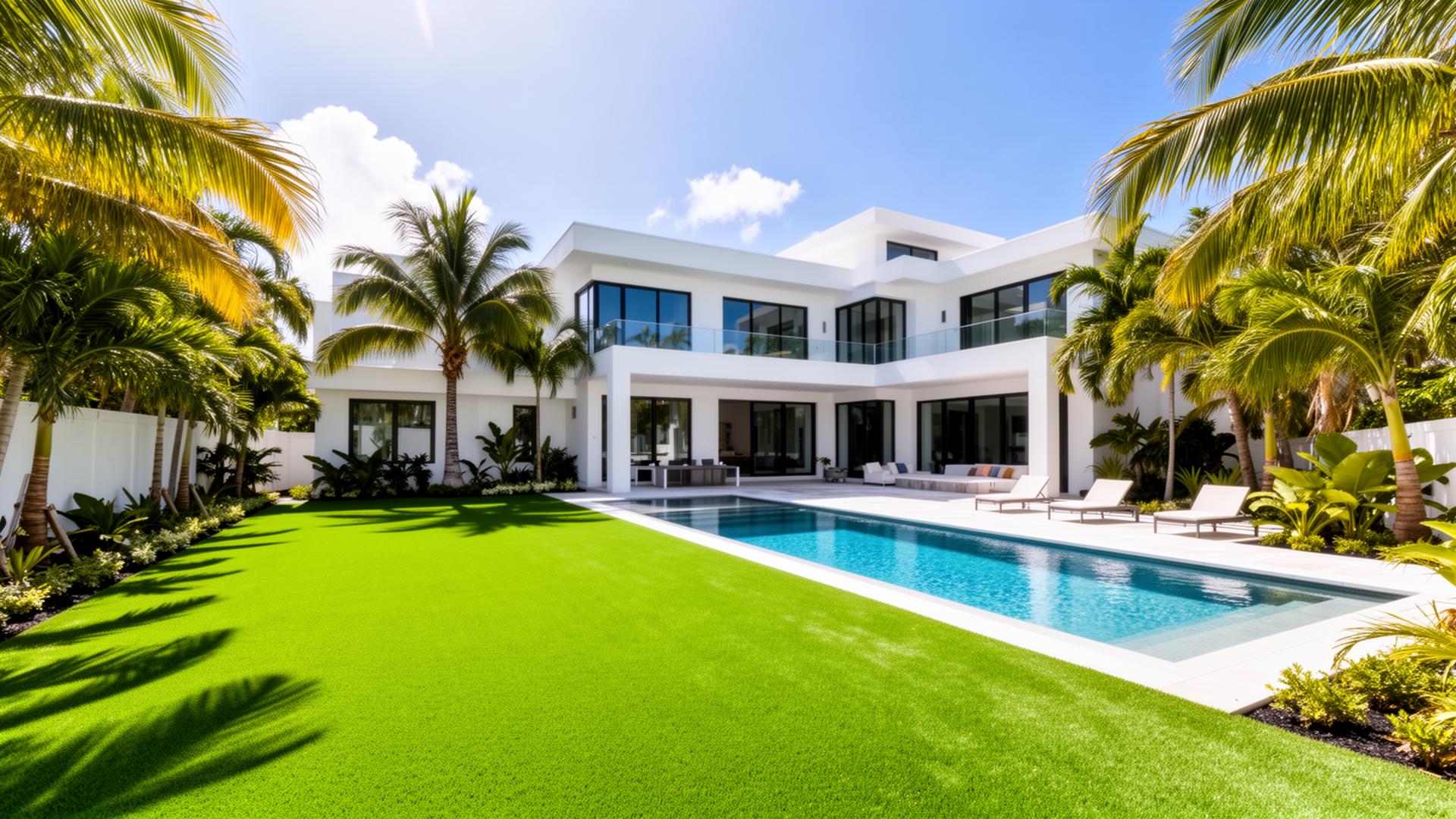 South Florida artificial grass project